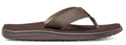 Teva Men Voya Flip Leather Chocolate Brown