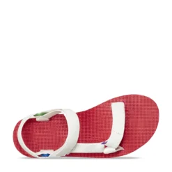Teva Women Flatform Universal White Rainbow -Teva 1116376 WRBW 5