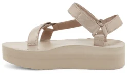 Teva Women Flatform Universal Leather Metallic Champagne -Teva 1118943 MTC 2