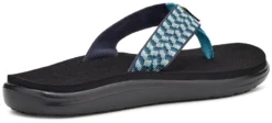 Teva Women Voya Flip Paint Tracks Blue -Teva 281019040 PTSB2928429