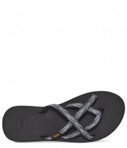 Teva W Olowahu Palms Black White -Teva 6840 PBKW 5 600