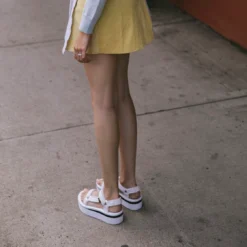 Teva Women Flatform Universal Mesh Print Bright White -Teva Teva S19 W 1102451 FlatformUniversalMesh BRWH 4474 SH